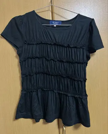 M'S GRACY 블랙 프릴 탑 38