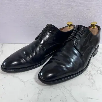 REGAL 플레인토 비즈니스 슈즈 블랙 24.5cm 가죽 신발 가죽 밑창