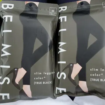 BELMISE 슬림 레깅스 M 사이즈 TRUE BLACK