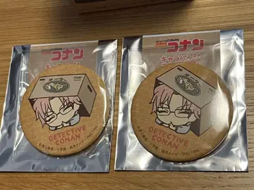 DETECTIVECONAN 3 캔뱃지 오키야 2개 세트