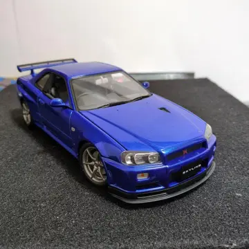 스카이라인 GT-R R34 1/18 오토 아트 상자 없음