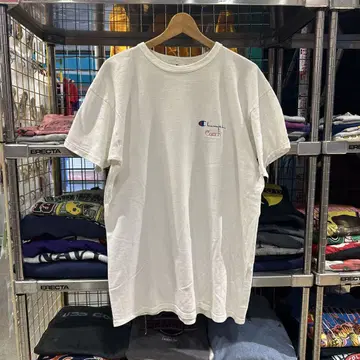80s 챔피온 X-LARGE 화이트 티셔츠