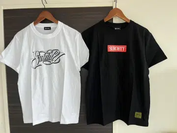 M 새상품 정가 12760엔 Subciety 티셔츠 2장 세트