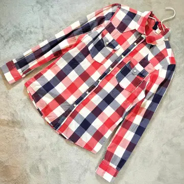 H&M DIVIDED BASIC 남성용 셔츠 체크 무늬 EUR XS