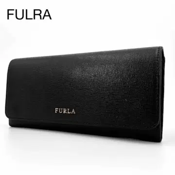 고품질 FULRA 훌라 바빌론 장지갑 블랙 가죽