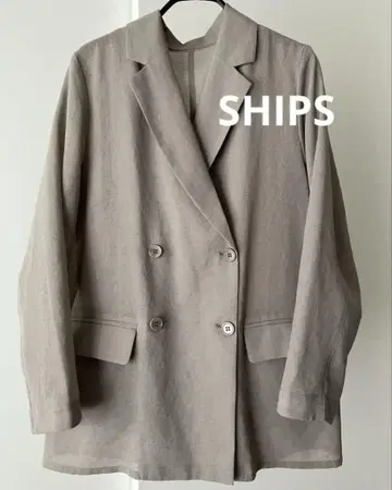 SHIPS colors 썸머 자켓 그레이 베이지 워셔블