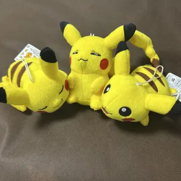 피카츄 매니아! 둥글고 만마루쨩 봉제 인형 3개 세트