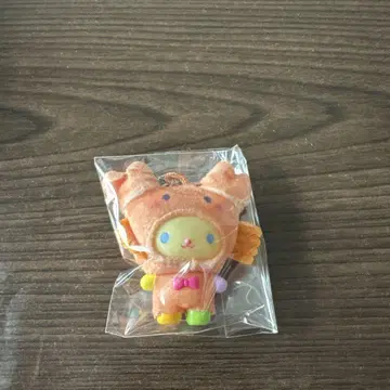 산리오 치비토모 시크릿 키링 미즈노 이키모노 우사하나