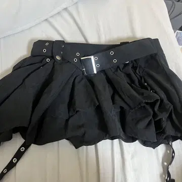 jouetie 쥬에티 비대칭 벨트 미니 스커트 M 블랙