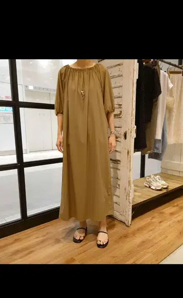 크로셰 접촉 냉감 원피스