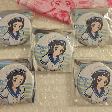 바다와 하늘의 경계선 캔뱃지 너와 아이돌 프리큐어 아오카제 나나