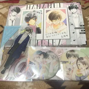 하나노이 군과 사랑의 병 아크릴 스탠드 캔뱃지 카드