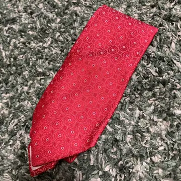 ETRO 빨간색 도트 패턴 넥타이