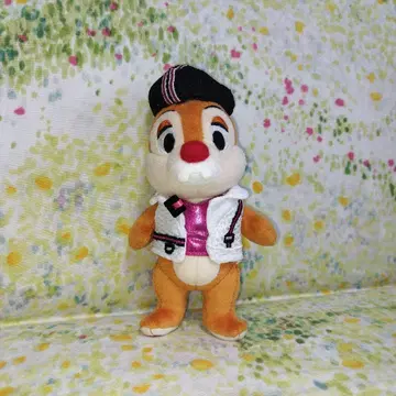 데일 클럽 마우스 비트 봉제 인형 배지 키링 도쿄 디즈니랜드