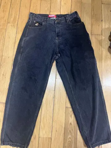 버터 상품 와이드 데님 블랙