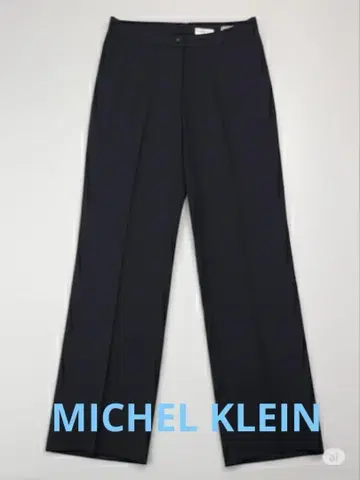 MICHEL KLEIN 블랙 와이드 슬랙스 38 새상품급 일본제