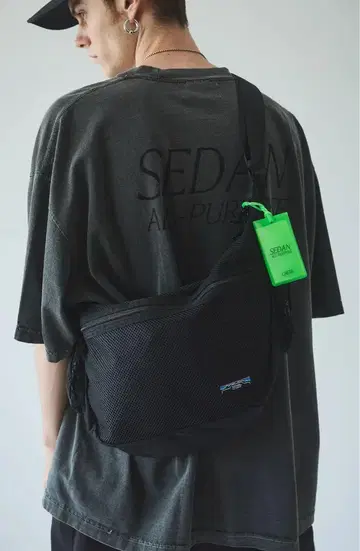 세단 다목적 메쉬 숄더 백