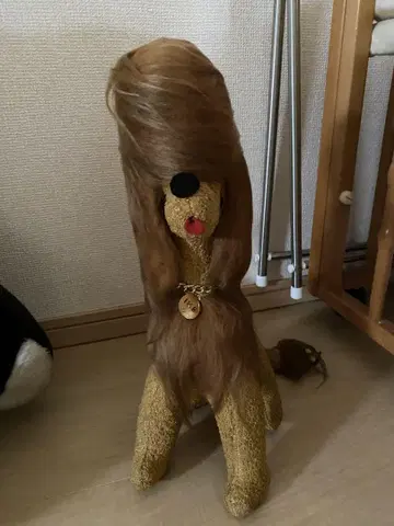 쇼와 레트로 개 봉제 인형