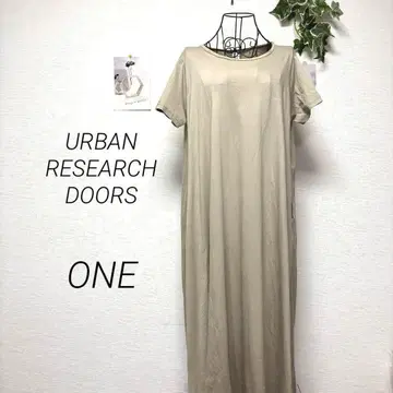 8696-1 URBAN RESEARCH DOORS 반팔 맥시 원피스