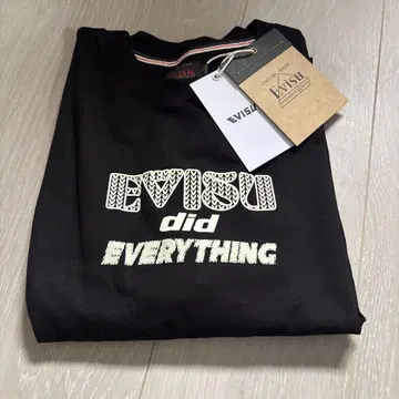 Evisu 블랙 티셔츠 L 사이즈