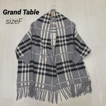 야마다야 Grand Table 담요 판초 케이프 스콧 클럽