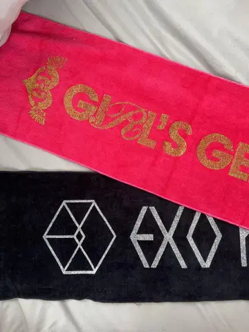 GIRL'S GENERATION & EXO 타월 세트
