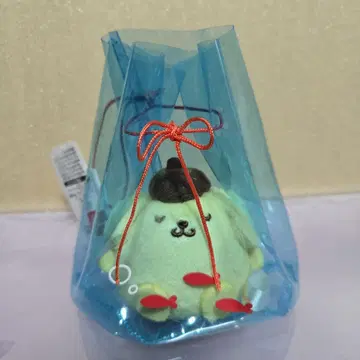 폼폼푸딩 포장마차 마스코트 금붕어 잡기 산리오 봉제 인형 금붕어