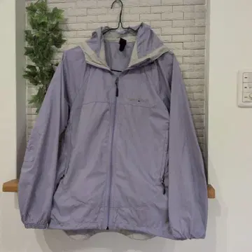 mont-bell 연보라색 후드 부착 나일론 자켓 M