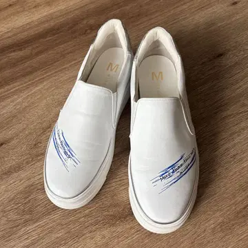 미소페 MISOPE 레터링 슬립온 스니커즈