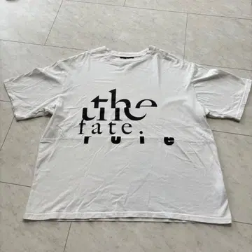 RULE THE FATE 그래픽 프린트 티셔츠 마이파스 hiro