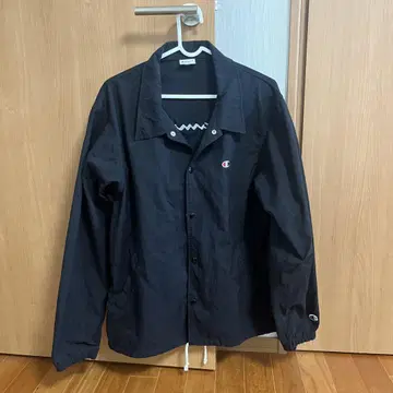 챔피온 블랙 나일론 자켓 M