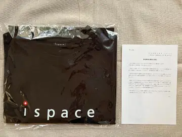 ispace 티셔츠 미사용 새상품 주주 특전품 블랙