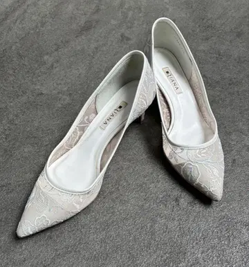 DIANA 자수 브라이덜 슈즈 24.5cm