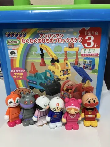 호빵맨 블록과 조립 DIY 다단 덤 블록 세트