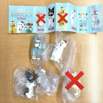 산리오 나리키리 피규어 5종