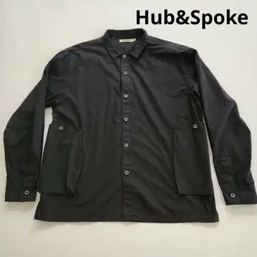 Hub&Spoke 블랙 긴팔 셔츠 M