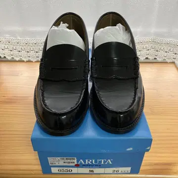 하루타 남성용 로퍼 6550 HARUTA 3E 블랙
