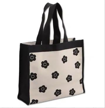 MARY QUANT 니트 자카드 데이지 토트