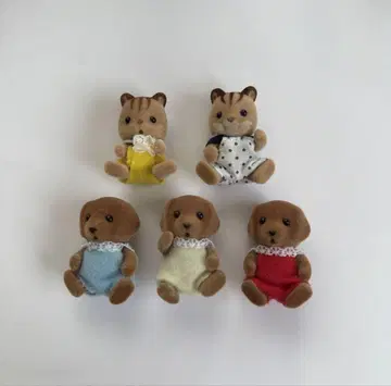실바니안 패밀리 인형 세트