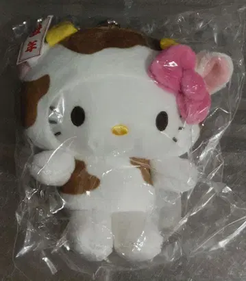 산리오 띠 마스코트 소 헬로키티