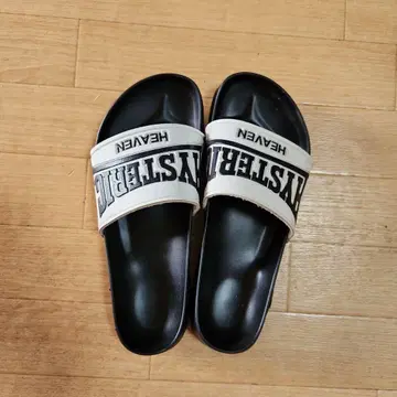 HYSTERIC HEAVEN 비치 샌들 화이트/블랙