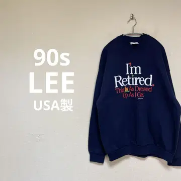 90s LEE USA제 맨투맨 네이비