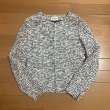 PLST 노카라 자켓 XS 그레이 계열