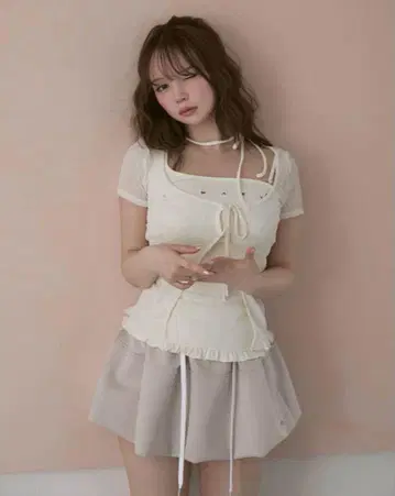 앤드메리 클레어 아이보리 색상 세트 톱