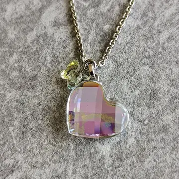 SWAROVSKI 스와로브스키 하트 나비 버터플라이 목걸이