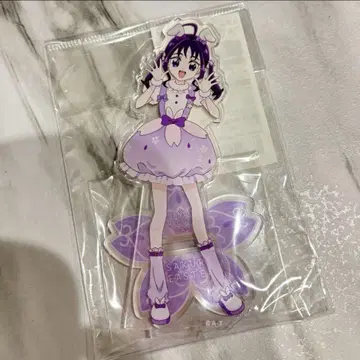 보라색 비 코코로 아크릴 스탠드 큐어 큐어 큐어 사쿠라 부활절