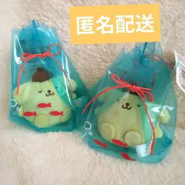 익명 배송 2개 세트 폼폼푸딩 포장마차 마스코트 금붕어 잡기