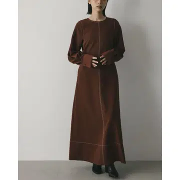 백 디테일 스티치 원피스 스타일 믹서기