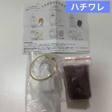 우리 아이의 케다마다마 가챠 하치와레 키링 1개