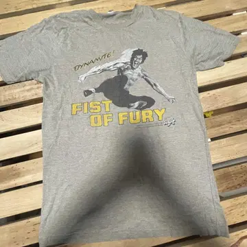 미국제 FIST OF FURY 티셔츠 1985년판 블루스 리